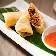 Butternut and Chilli Spring Roll