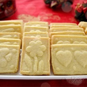 Marzipan Shortbread Cookies