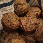 Cranberry Applesauce Muffins