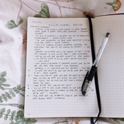 Start Writing My Autobiography