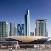 Emirates Towers Metro Station, Dubai, United Arab Emirates