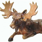 Rose Porcelain Moose