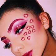 Do Some V-Day-Themed Makeup Art