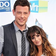 Lea Michele and Cory Monteith