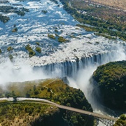 Get Splashed At The Victoria Falls