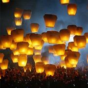 Flying Sky Lanterns