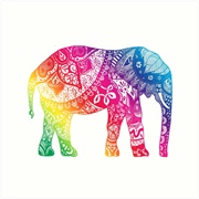 Rainbow Elephant