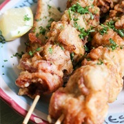 Oysters En Brochette