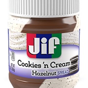 Jif Cookies 'N Cream Hazelnut Spread