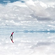 See the World Reflect at Salar De Uyuni, Bolivia