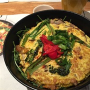 Shiitake Omelette Donburi