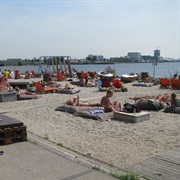Amsterdam Artificial Beach (In Northern Part of Town)
