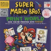 Super Mario Bros. Print World