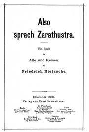 Thus Spoke Zarathustra (Friedrich Nietzsche)