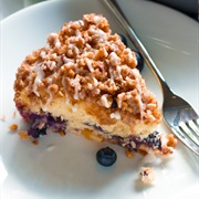 Blueberry Peach Coffee Cake