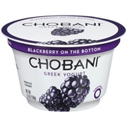 Chobani Blackberry on the Bottom Greek Yogurt