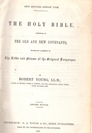 Young&#39;s Literal Translation of the Bible (Robert Young)