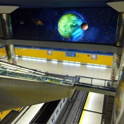 Arganzuela-Planetario Metro Station, Madrid, Spain