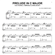 Prelude in C Major From the Well Tempered Clavier (Johann Sebastian Bach)
