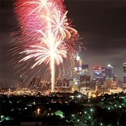 New Year's Eve Fireworks at Federation Square