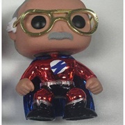 Stan Lee Metallic Red