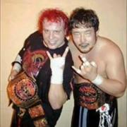 Yoshihiro Tajiri and Mikey Whipwreck