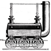 1821 - Steam Locomotive Engine  (G. Stephenson)