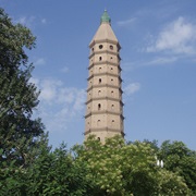 Pagoda of Chengtian Temple in Yinchuan, China