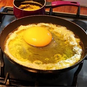 Fried Rhea Egg