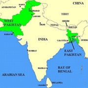 East Pakistan &amp; West Pakistan