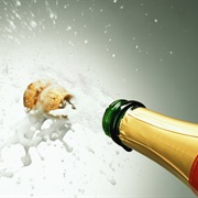 Champagne Cork Popping