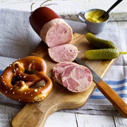 Bierschinken / Schinkenwurst