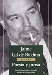 Poesía Y Prosa (Jaime Gil De Biedma)