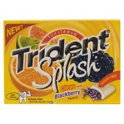 Citrus With Blackberry Trident Splash Gum