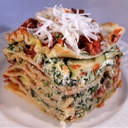 Vegetable Lasagna With Meat Sauce