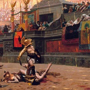 Yell "Are You Not Entertained?" at the Colosseum