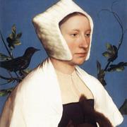 A Lady With a Squirrel and a Starling