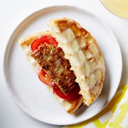 Spicy Sausage Waffle Sandwich