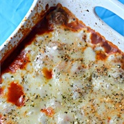 Meatball Parmesan Casserole