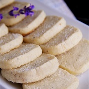 Lavender Shortbread Cookies