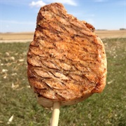 Pork Chop on a Stick