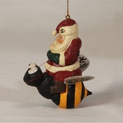 Santa on a Bumblebee
