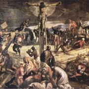 Tintoretto (Jacopo Comin): The Crucifixion (1565) Scuola Grande Di San Rocco, Venice