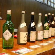 Sample Sake in Niigata