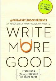 Write More Good