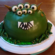 Radioactive Swamp Monster Cake