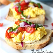 Egg Bruschetta