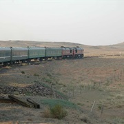 Cross a Country – by Train (Eg Mongolia)