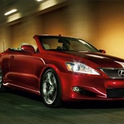 Lexus IS 350C in Claret Red