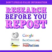 Don't Spread False Information